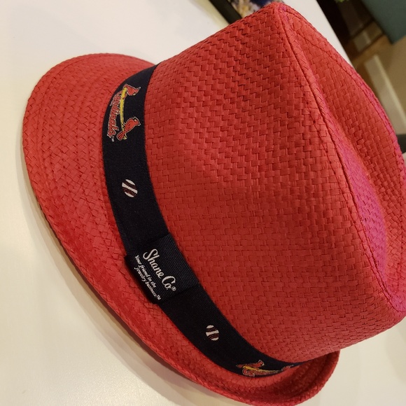 st louis cardinals straw hat